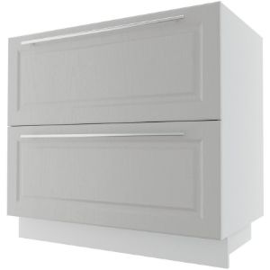 Obrazek Szafka kuchenna Emporium D2E/90 light grey stone/biały