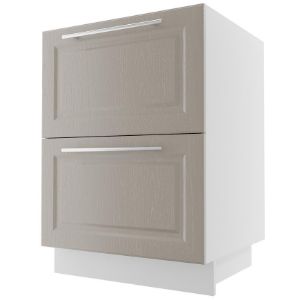 Obrazek Szafka kuchenna Emporium d2m/60 grey stone/kor.biały