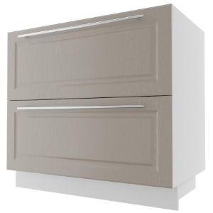 Obrazek Szafka kuchenna Emporium d2m/90 grey stone/kor.biały