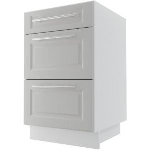 Obrazek Szafka kuchenna Emporium D3E/50 light grey stone/biały