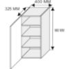 Obrazek  Szafka kuchenna Essen grey W4/4 