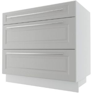 Obrazek Szafka kuchenna Emporium D3E/90 light grey stone/biały