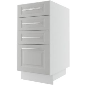 Obrazek Szafka kuchenna Emporium D4M/40 light grey stone/biały