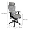Obrazek Krzesło Obrotowe Neo Mlm-611742 szary