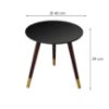 Obrazek Stolik Kawowy 62059-40x40 czarny