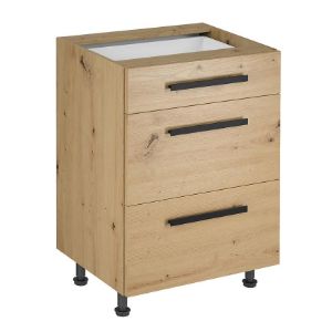 Obrazek  Szafka kuchenna Langen d60s3 uchwyt dąb artisan 