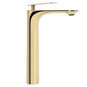 Obrazek Bateria umywalkowa wysoka Rea Berg złota