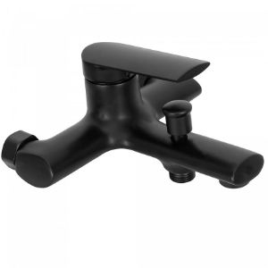 Obrazek Bateria wannowa z zestawem wannowym Rea Buzz czarna