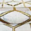 Obrazek  Dywan Frisee Diamond 0,8/1,5 B0072 biały/złoty 