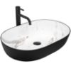 Obrazek  Umywalka nablatowa Cleo 61 Black/Aiax Matt 