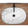 Obrazek  Umywalka nablatowa Cleo 61 Black/Aiax Matt 