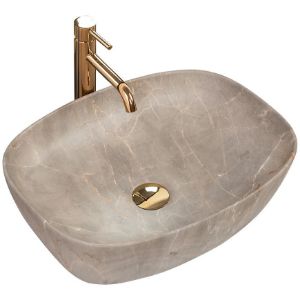 Obrazek  Umywalka nablatowa Freja Beige Matt 