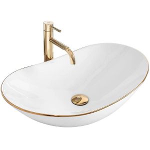 Obrazek  Umywalka nablatowa Royal Gold Edge 