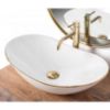 Obrazek  Umywalka nablatowa Royal Gold Edge 