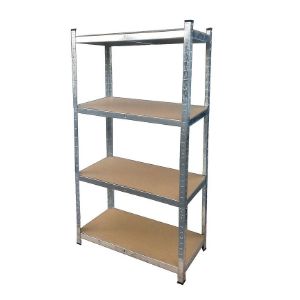 Obrazek  Regał Magazynowy Metalowy R150 ocynkowany 150x70x30cm – 4 półki/150kg 