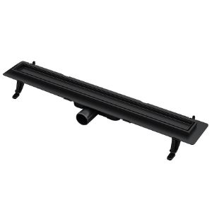 Obrazek Odwodnienie Liniowe Odwracalne Duplex Czarne ABS+Inox 700 
