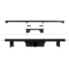 Obrazek  Odwodnienie Liniowe Odwracalne Duplex Czarne ABS+Inox 800 