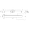 Obrazek  Odwodnienie Liniowe Odwracalne Duplex Czarne ABS+Inox 800 