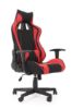 Obrazek Fotel gabinetowy Camay czerwony/czarny