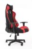 Obrazek Fotel gabinetowy Camay czerwony/czarny