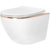 Obrazek Miska zawieszana Carlo Mini Rimless white gold