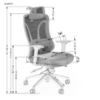 Obrazek Fotel gabinetowy Faux czarny