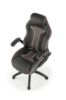 Obrazek Fotel gabinetowy Henry czarny/popielaty