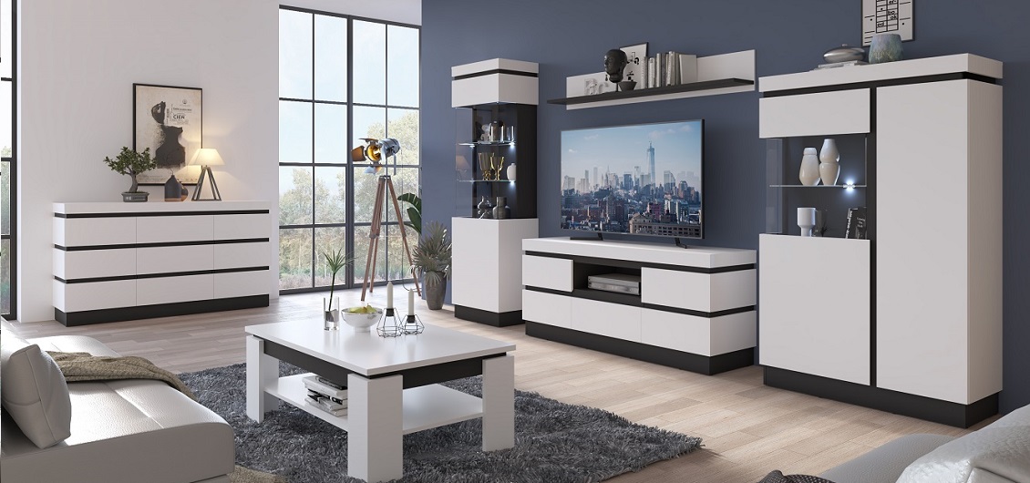 System Campania biel alpejska/antracyt