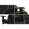 Obrazek Fotel gamingowy Hz-Force 6.2 Black RGB 