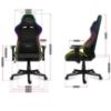 Obrazek Fotel gamingowy Hz-Force 6.2 Black RGB 
