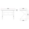Obrazek Biurko gamingowe HZ-Hero 1.6 white