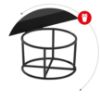 Obrazek Biurko gamingowe HZ-Hero 1.8 black