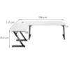 Obrazek Biurko gamingowe HZ-Hero 7.0 white