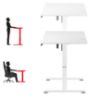 Obrazek Biurko gamingowe HZ-Hero 8.2 white