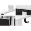 Obrazek Biurko gamingowe HZ-Hero 8.2 white