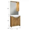 Obrazek Zestaw Bratysława D75 Dsm L1523 4D1S Dąb Złoty