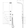 Obrazek Panel prysznicowy Venus ”ST-8728” z termostatem