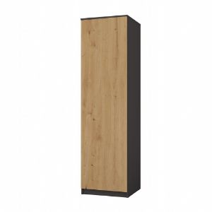 Obrazek Szafa Salomea antracyt/dąb artisan