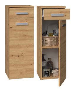 Obrazek Słupek łazienkowy Luiza 5D dąb artisan