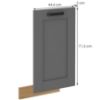 Obrazek Front kuchenny Luna dustgrey/artisan 713x446