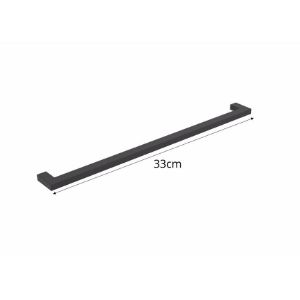 Obrazek Uchwyt dwupunktowy 320x330 metal czarny