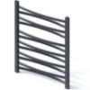 Obrazek Grzejnik łazienkowy Łezka 3D Ł3D 12/40 czarny 675x440 mm 