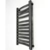 Obrazek Grzejnik łazienkowy Łezka 3D Ł3D 12/40 czarny 675x440 mm 