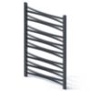 Obrazek Grzejnik łazienkowy Łezka 3D Ł3D 16/40 czarny 910x440 mm 