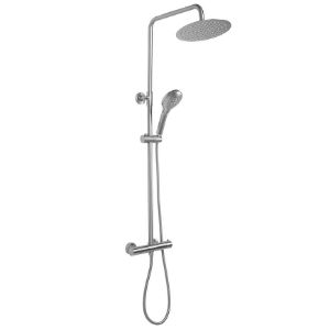 Obrazek Zestaw natryskowy termostatyczny Vincent nikiel szczotkowany Rea P6603 