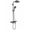 Obrazek Zestaw natryskowy czarny Rea P8803 