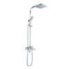 Obrazek Zestaw natryskowy Navaro chrom Rea P0802 