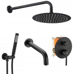 Obrazek Zestaw podtynkowy Lungo czarny Rea P4112 