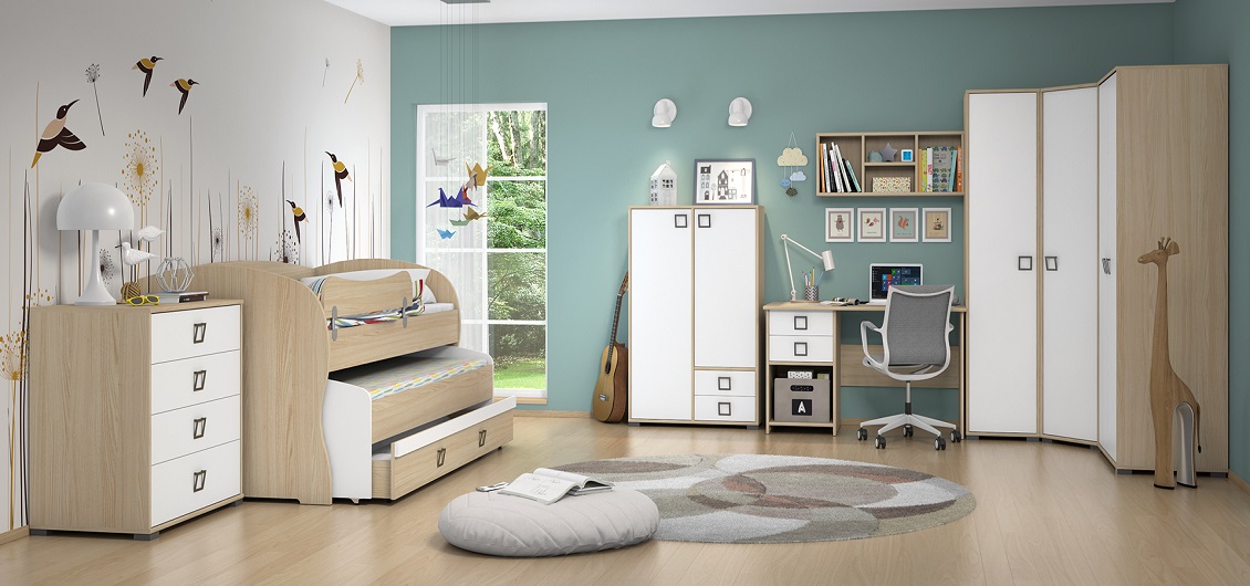 System Kiki Beech/White