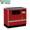 Obrazek Kuchnia Dominant 90 czerwona 7kW lewa